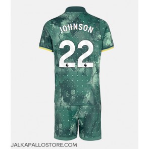 Tottenham Hotspur Brennan Johnson #22 Kolmaspaita Lapsille 2024-25 Lyhythihainen (+ shortsit)